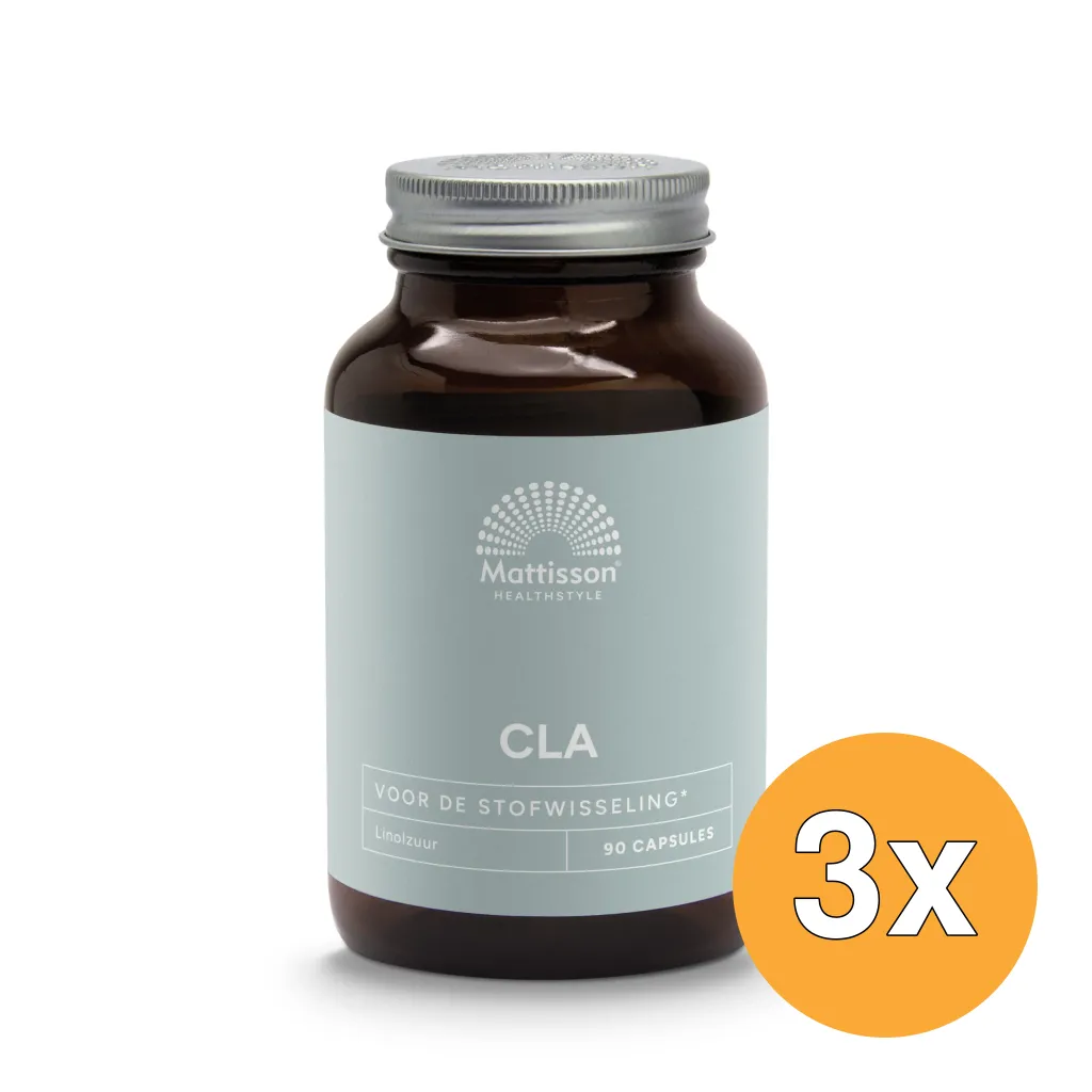 3x Mattisson Cla Linolzuur 800Mg (90 capsules)