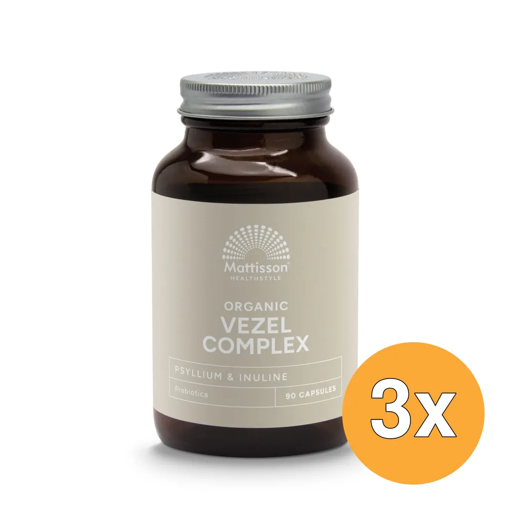 3x Mattisson Biologisch Vezel Complex (90 capsules)
