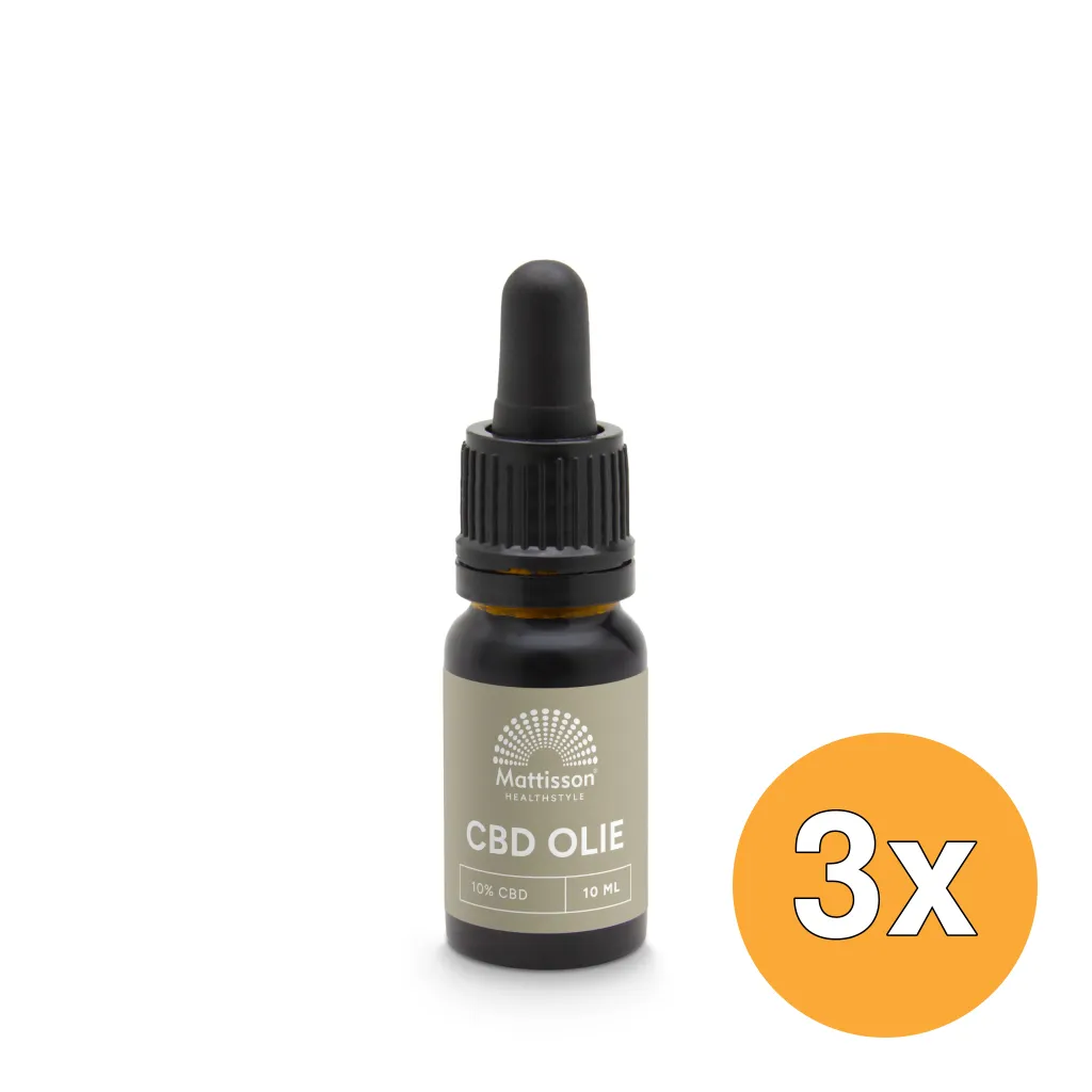 3x Mattisson Cbd Olie 10% (10 ml)