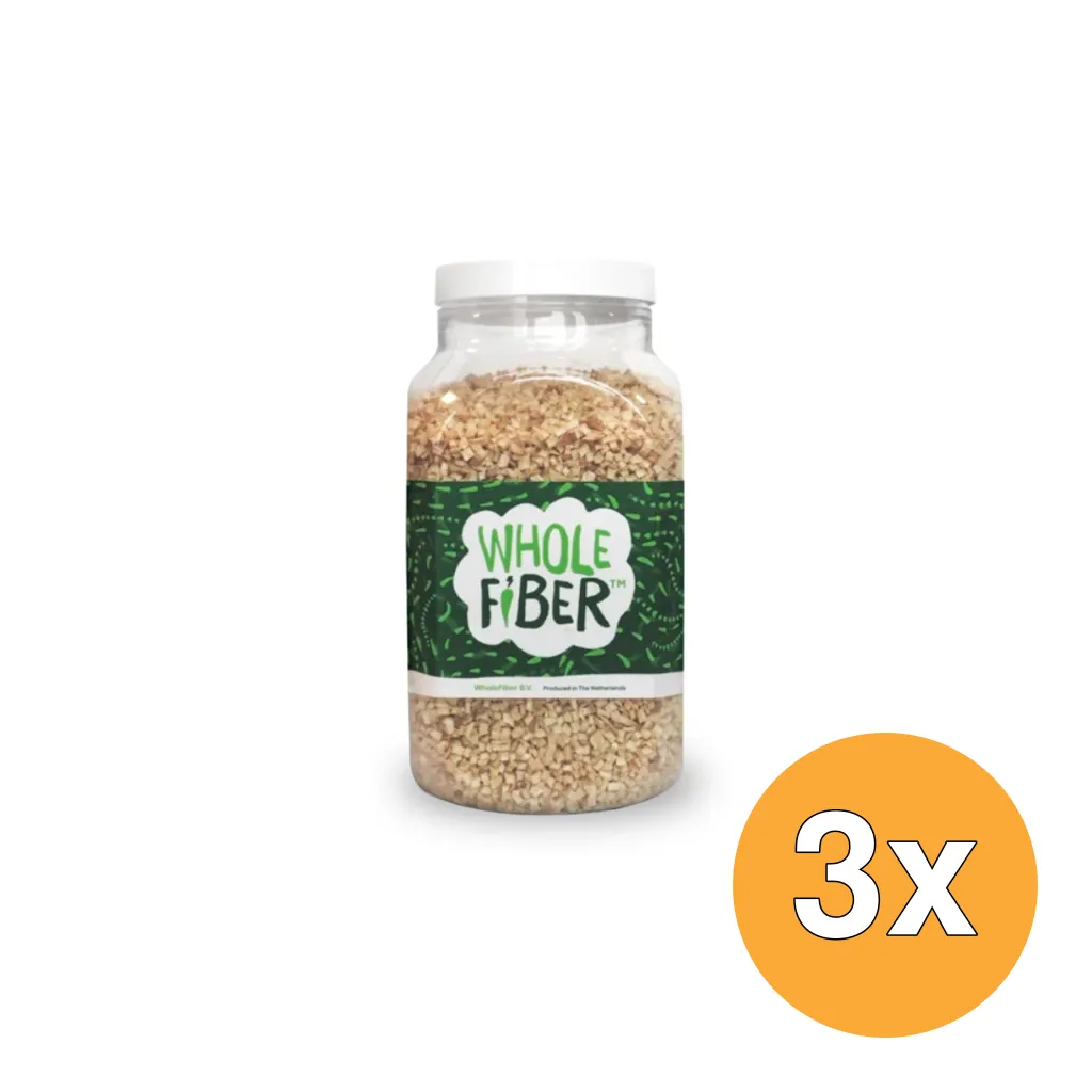 3x WholeFiber Voedingsvezel (350 gr)
