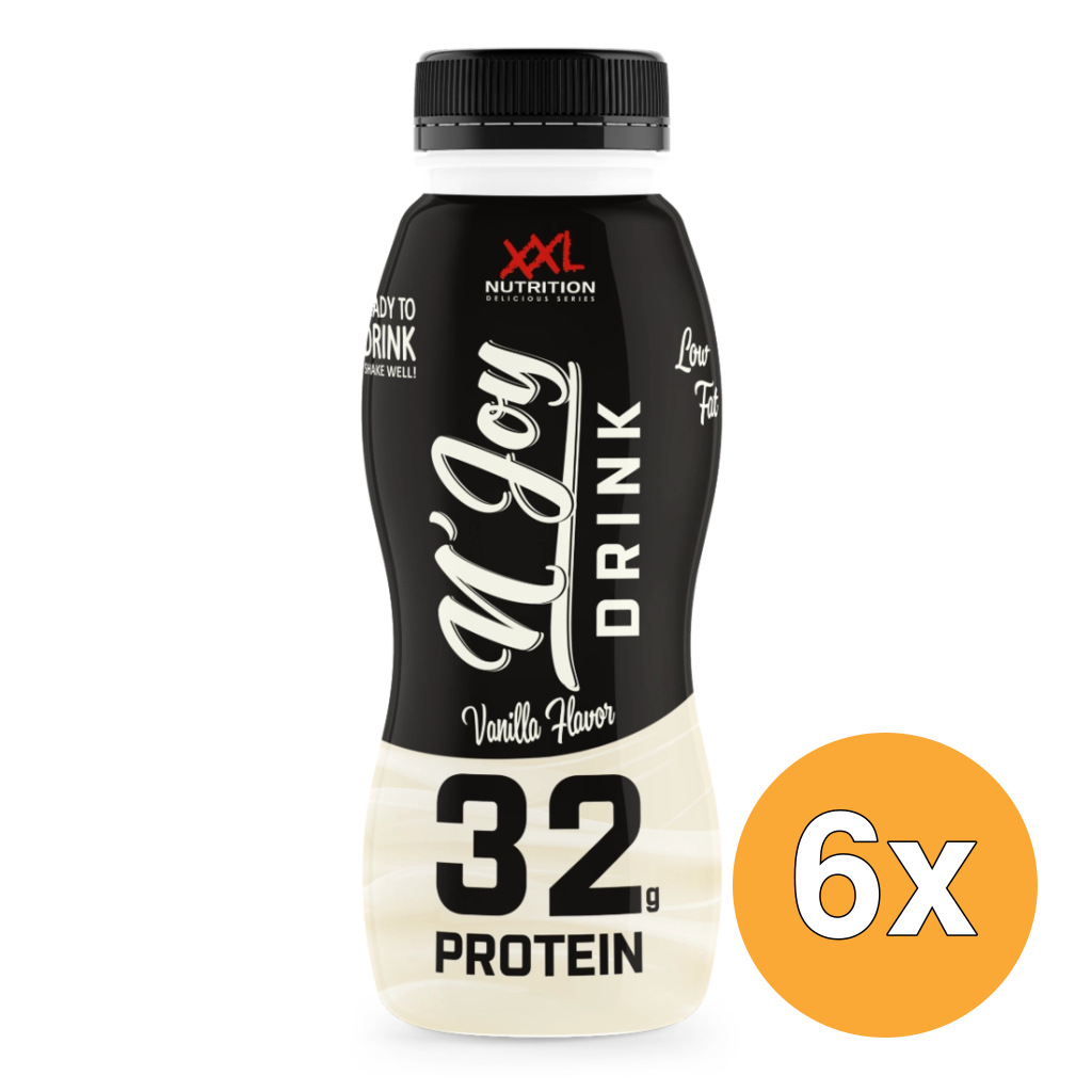 6x XXL Nutrition N'Joy Protein Drink Vanille (310 ml)