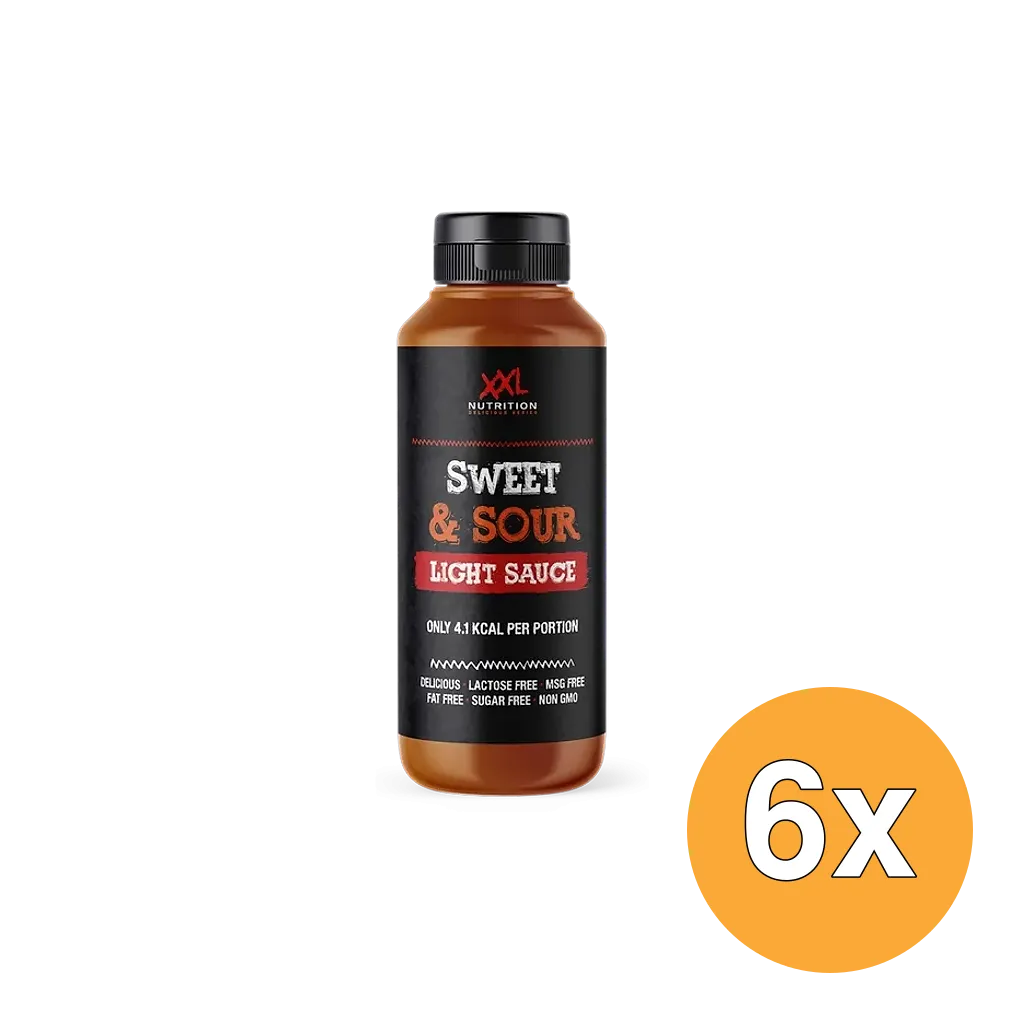 6x XXL Nutrition Light Saus - Sweet & Sour (265 ml)