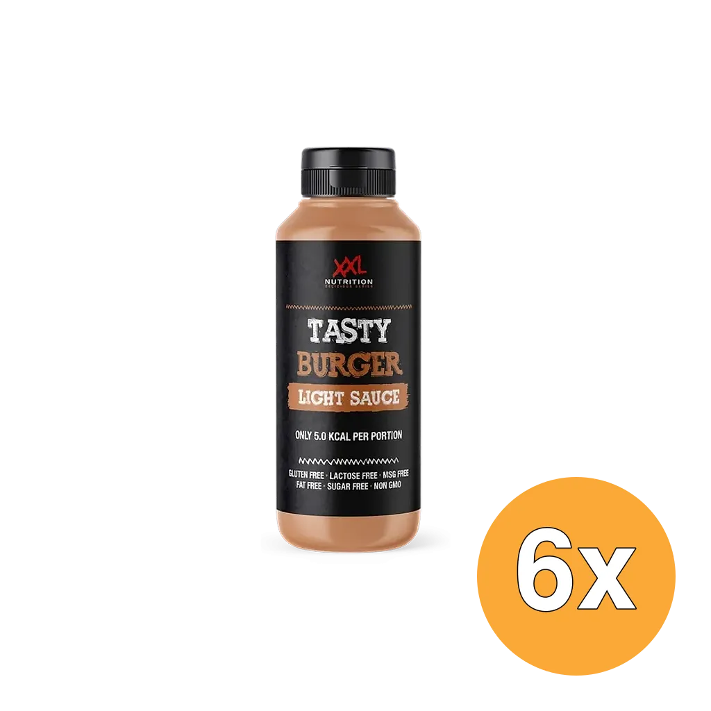 6x XXL Nutrition Light Saus - Tasty Burger Sauce (265 ml)