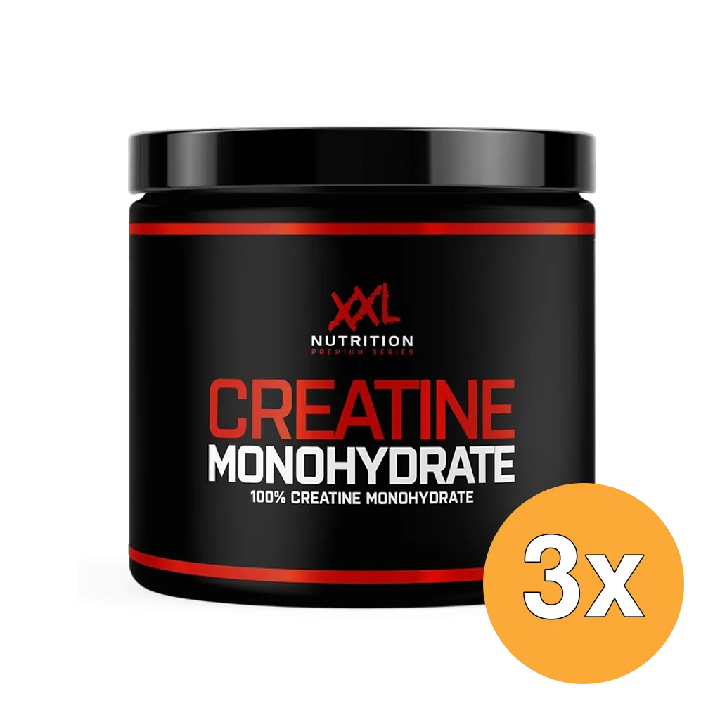 3x XXL Nutrition Creatine Monohydraat Orange (250 gr)