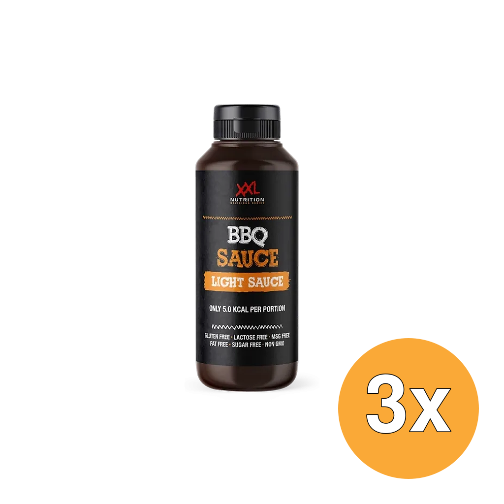 3x XXL Nutrition Light Saus - BBQ (960 ml)