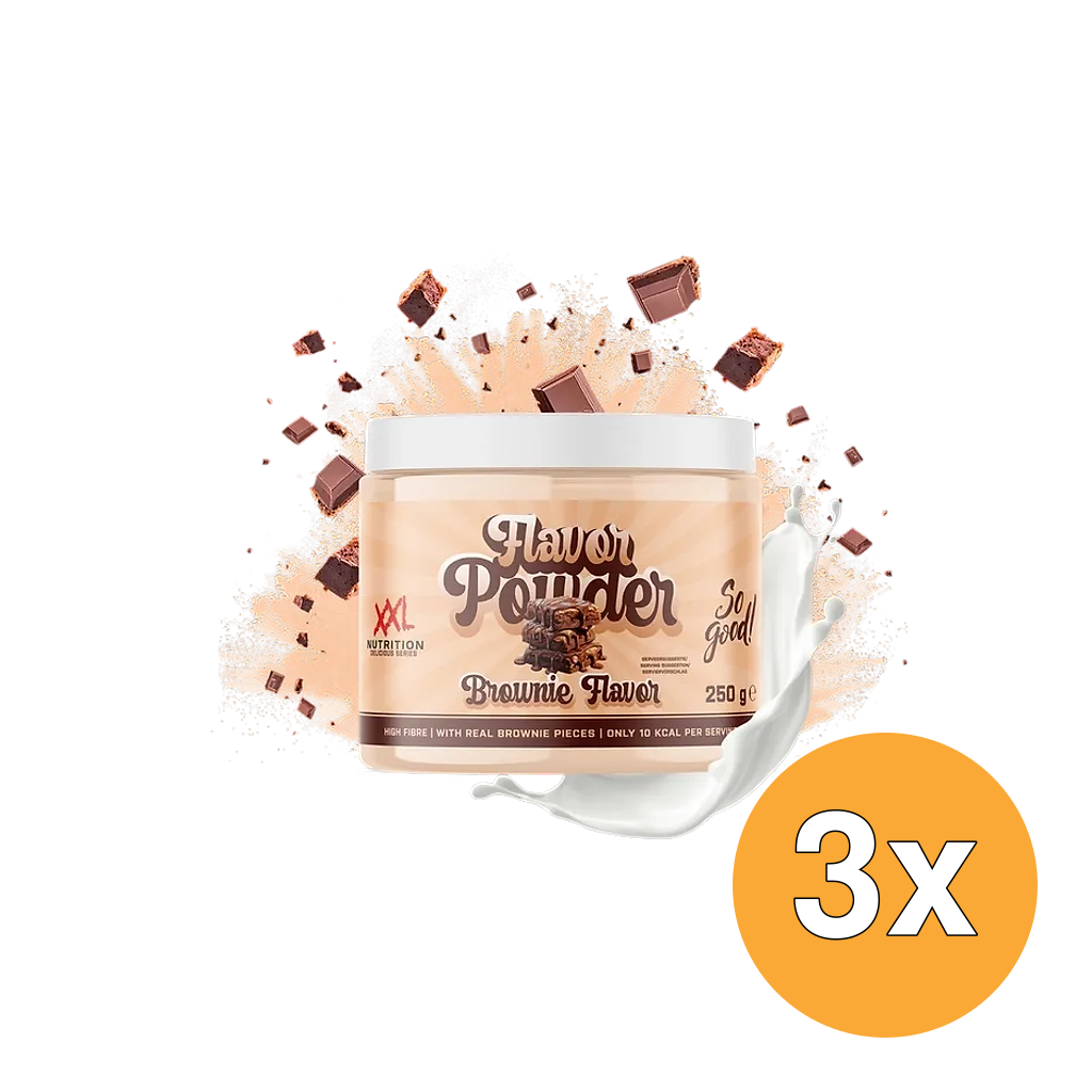 3x XXL Nutrition Flavor Powder - Brownie (250 gram)