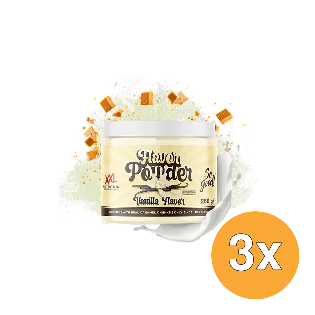3x XXL Nutrition Flavor Powder - Vanille (250 gram)