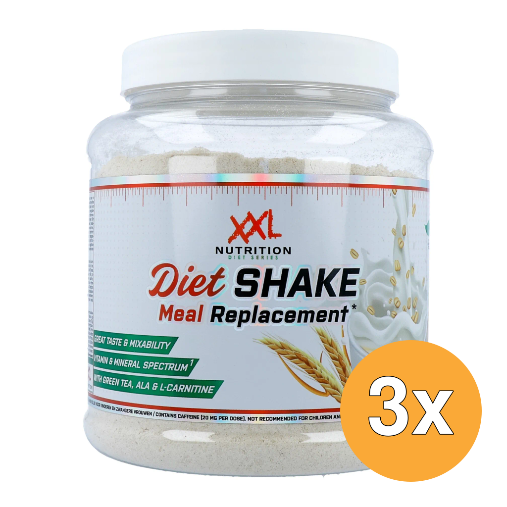 3x XXL Nutrition Diet Shake Cookies & Cream (480 gr)