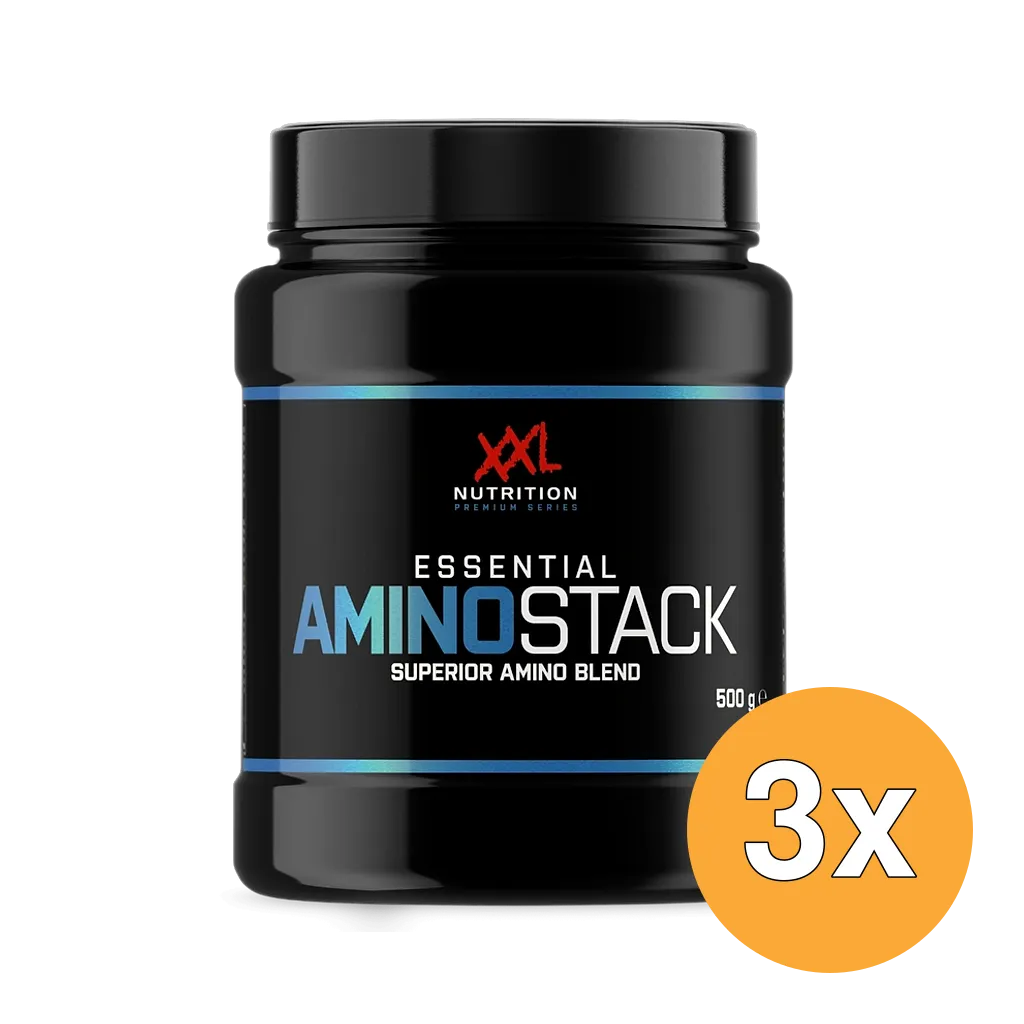 3x XXL Nutrition Essential Amino Stack Unflavored (500 gr)