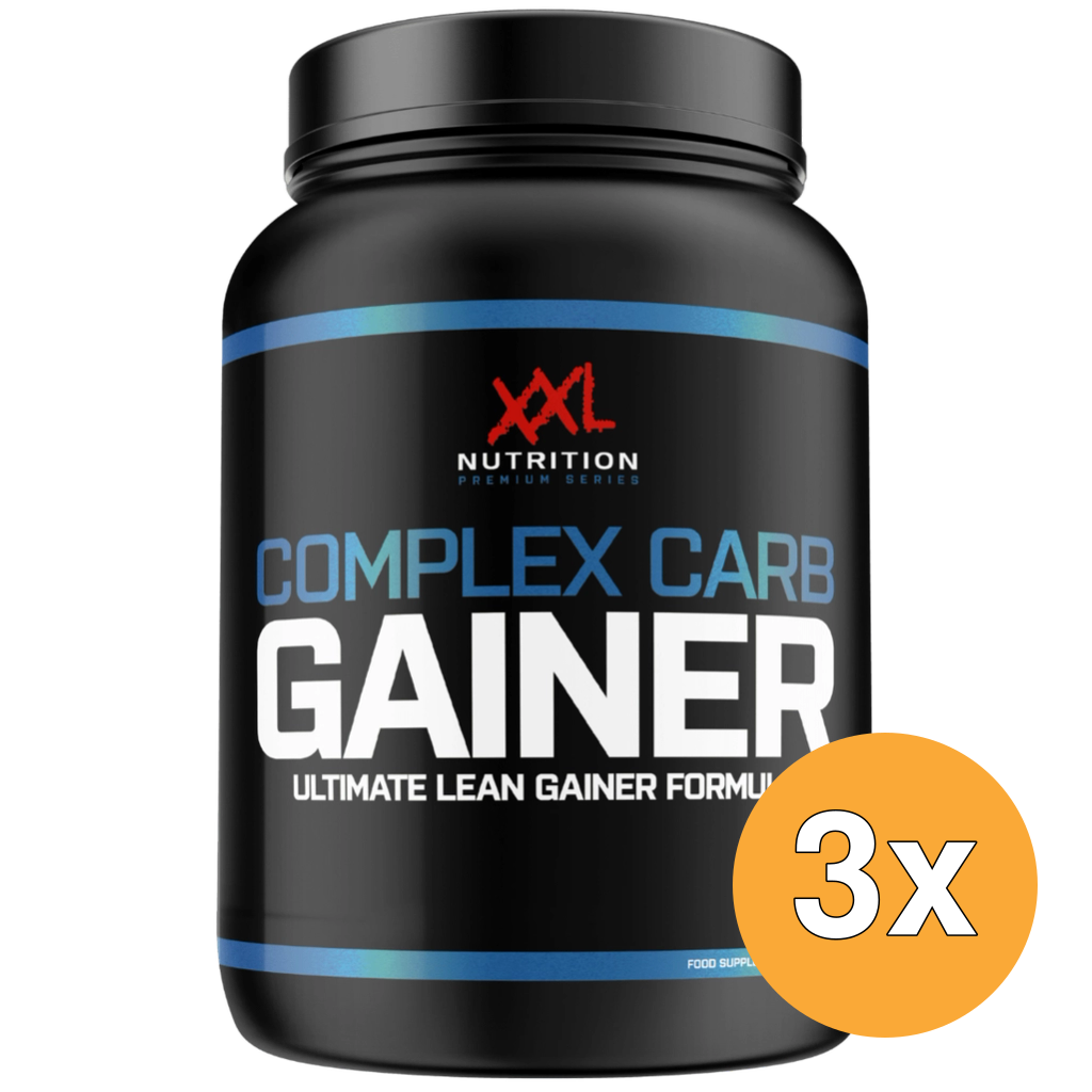 3x XXL Nutrition Complex Carb Gainer Banaan (1000 gr)