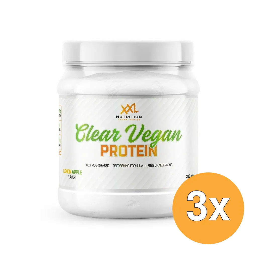 3x XXL Nutrition Clear Vegan Protein Lemon Apple (300 gr)