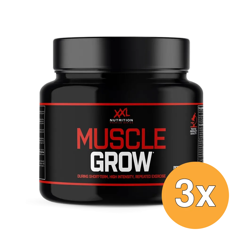 3x XXL Nutrition Muscle Grow Tropical (1000 gr)