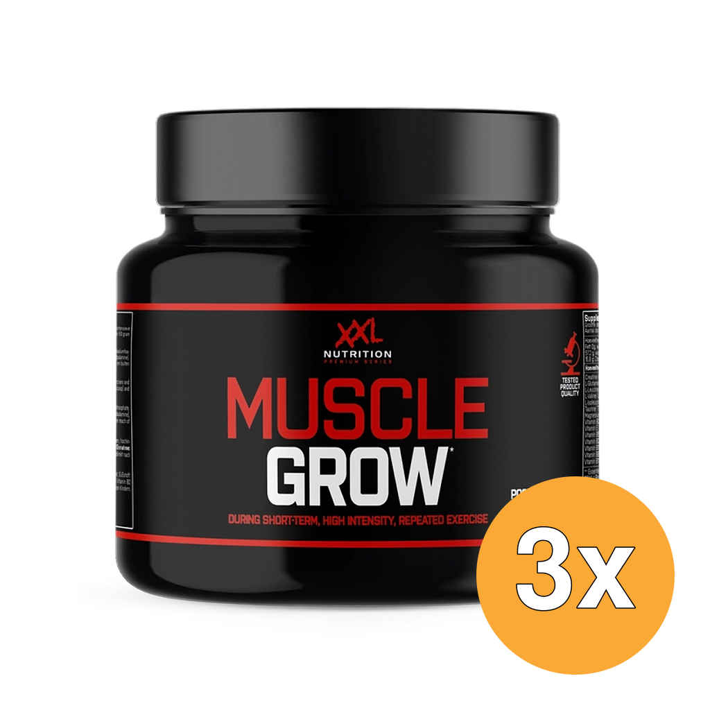 3x XXL Nutrition Muscle Grow Watermeloen (1000 gr)