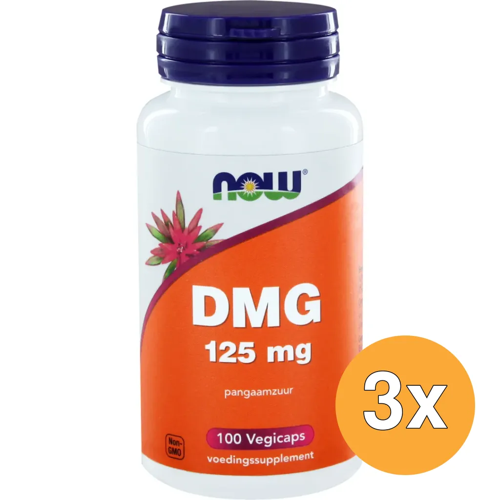 3x Now DMG 125 mg (100 vega capsules)