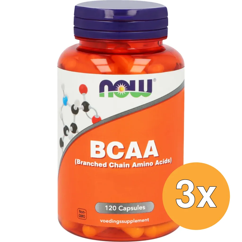3x Now BCAA (120 capsules)