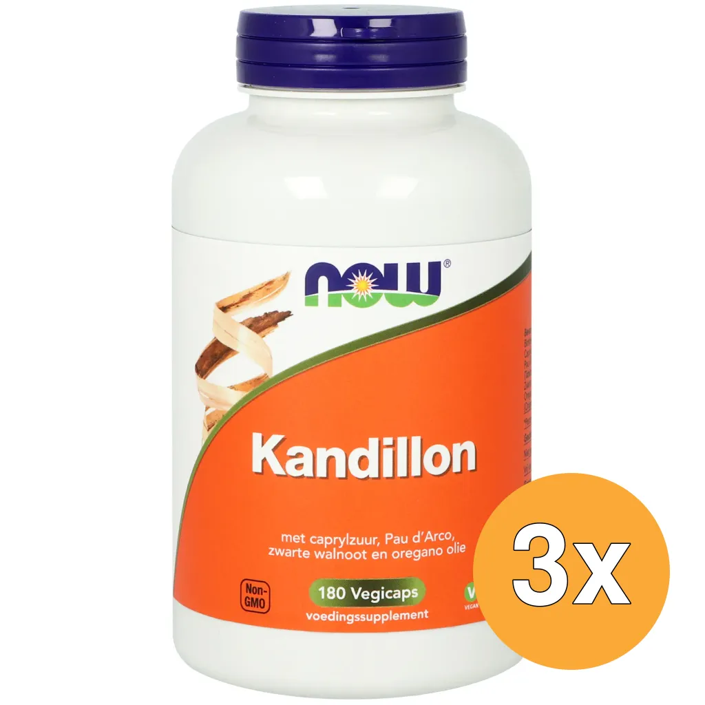 3x Now Kandillon (180 vega capsules)