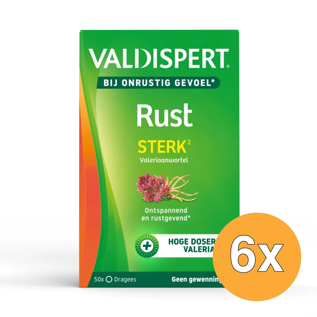 6x Valdispert Rust sterk (50 dragees)