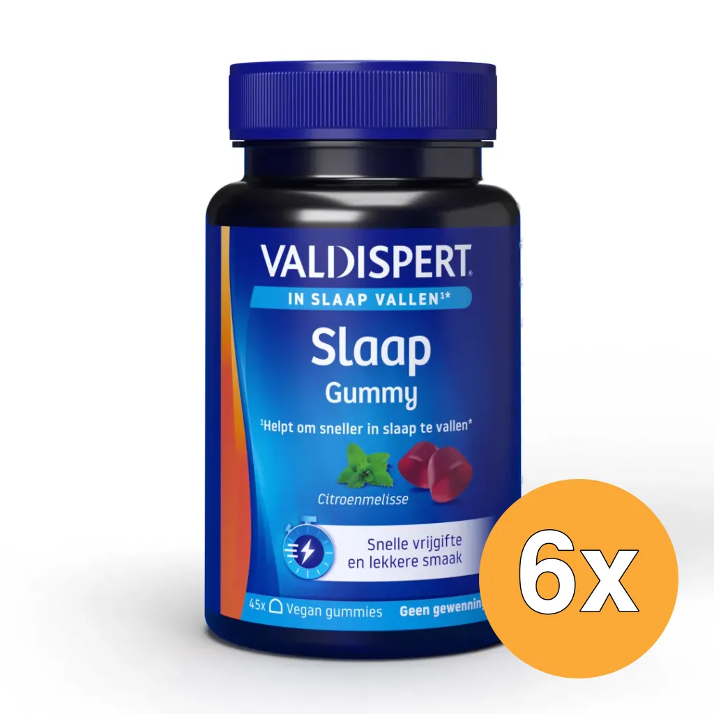 6x Valdispert Slaap Gummy (45 Vega Gummies)