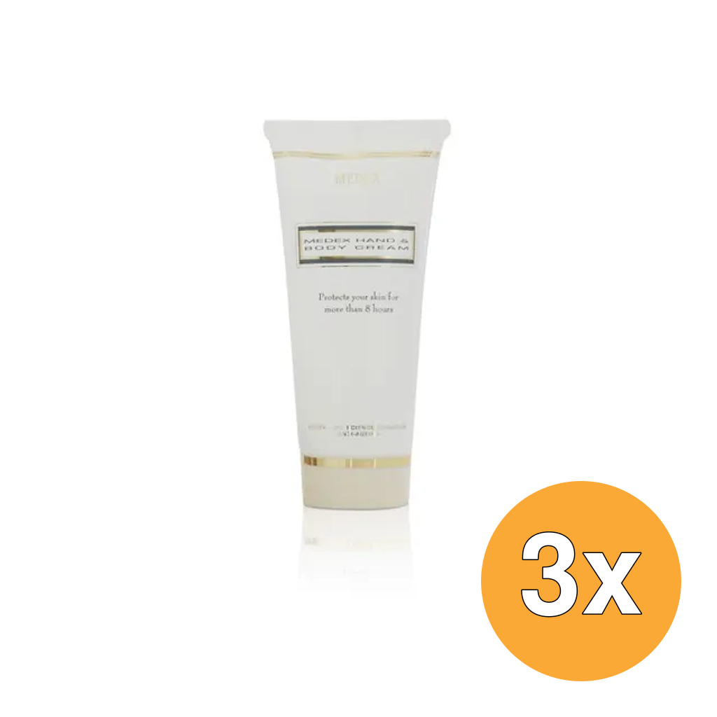 3x Medex Hand & body cream (100 ml)