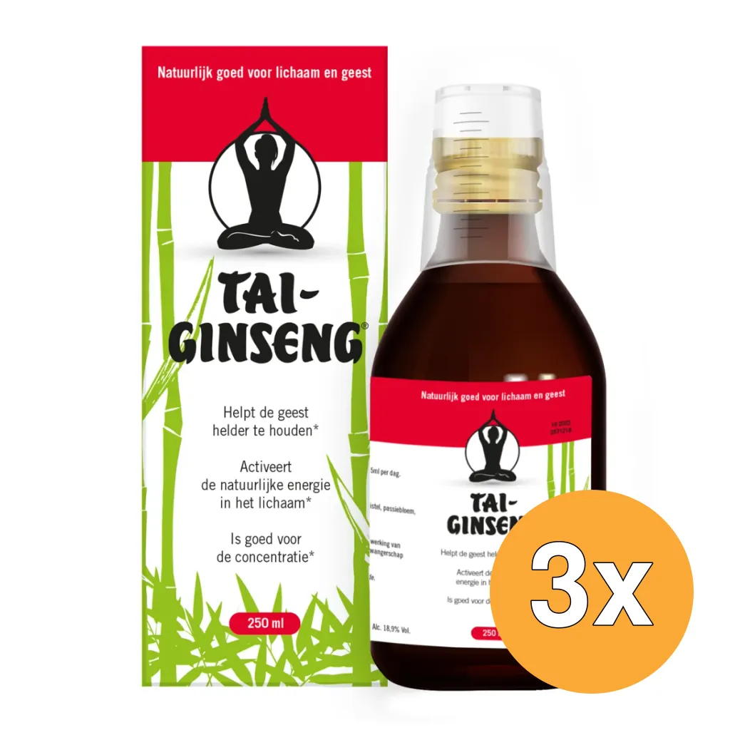 3x Tai Ginseng Tai Ginseng Elixer (250 ml)