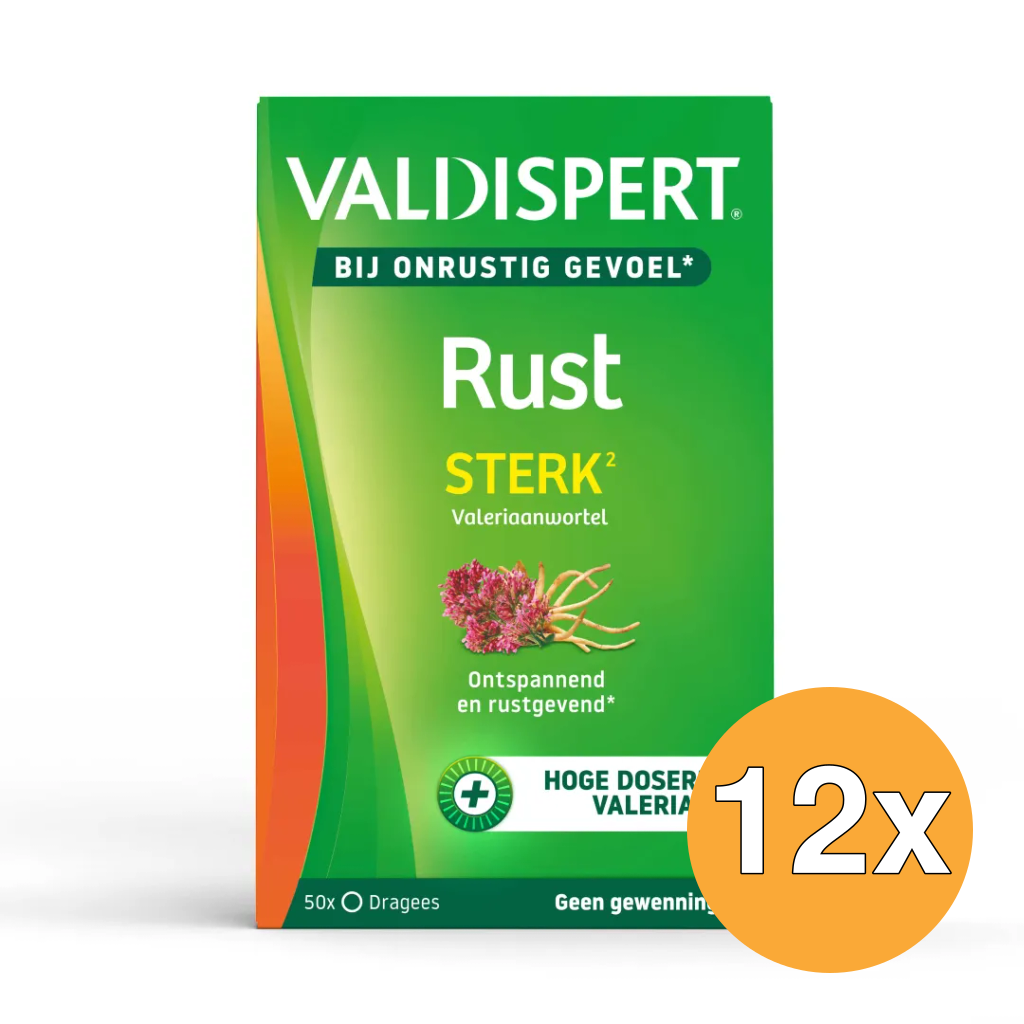 12x Valdispert Rust sterk (50 dragees)