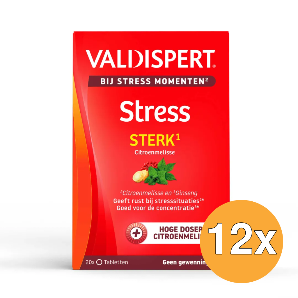 12x Valdispert Stress moments sterk (20 stuks)