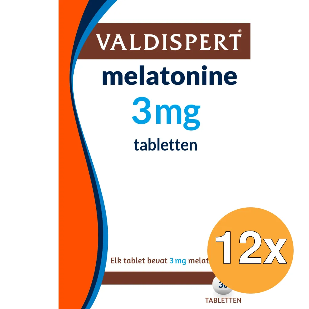 12x Valdispert Melatonine 3 Mg (30 tabletten)