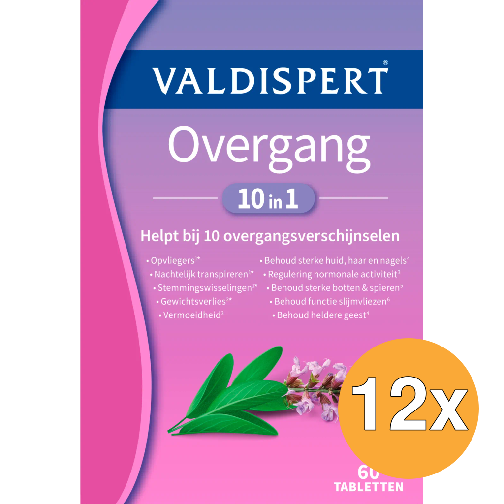 12x Valdispert Overgang 10 in 1 (60 capsules)