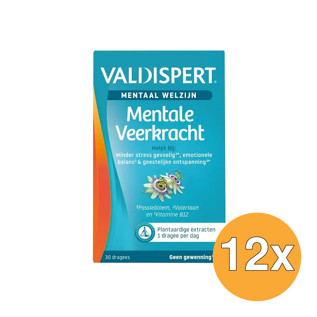 12x Valdispert Mentale Veerkracht (30 dragrees)