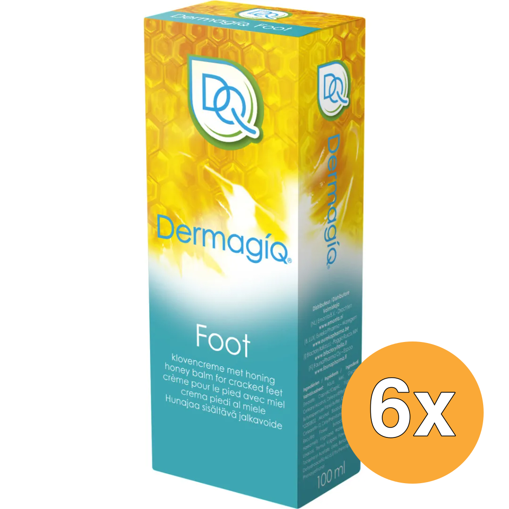 6x Dermagiq Foot klovencreme (100 ml)