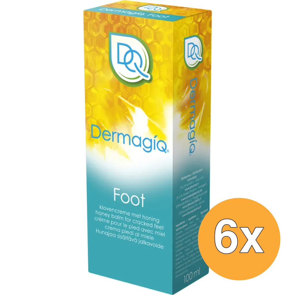 6x Dermagiq Foot klovencreme (100 ml)
