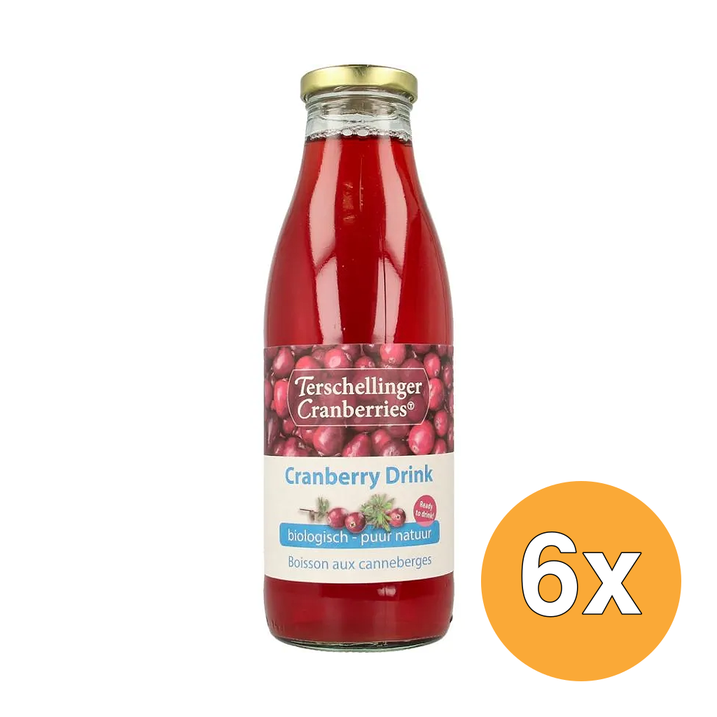 6x Terschellinger Cranberrydrink (750 ml)