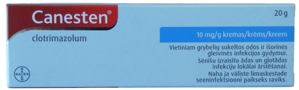 Canesten Huidschimmel Crème Clotrimazolum 10 mg/gr (20 gr)