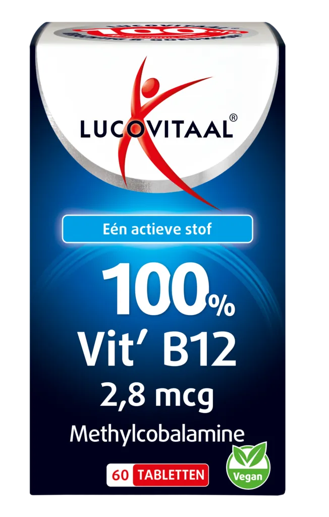 Lucovitaal Vitamine B12 100% (60 tabletten)