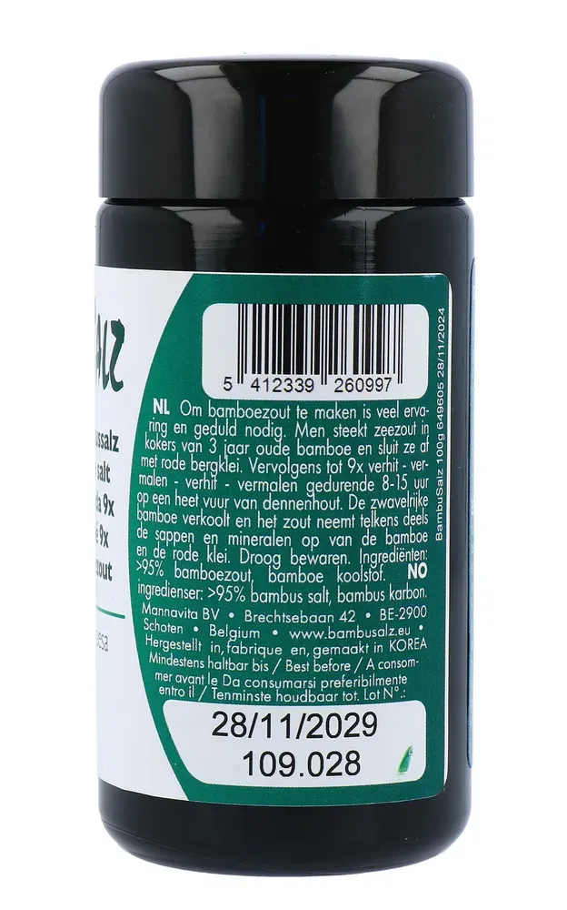 Bambu Salz Bamboezout Zeer Grof 9X Gebrand (100 gr)