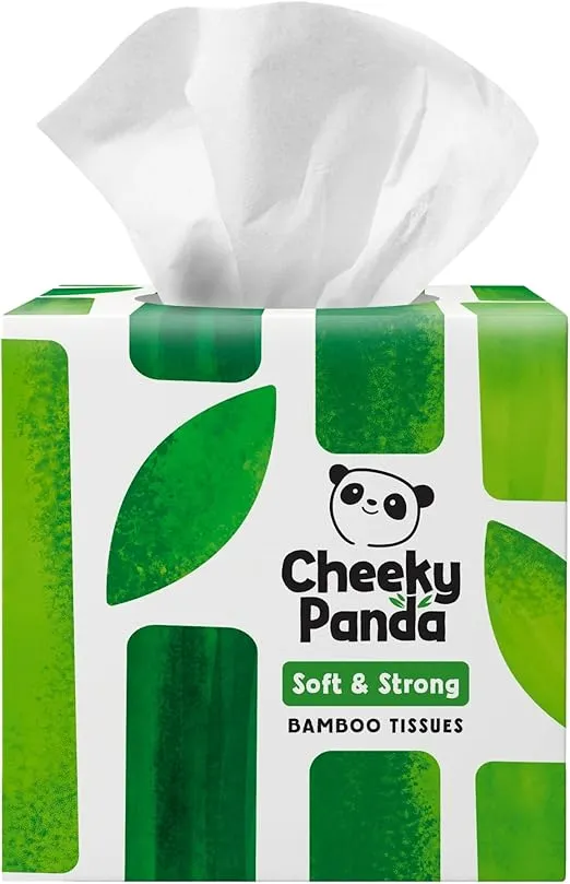The Cheeky Panda Bamboe tissues kubus 3-laags 56stuks