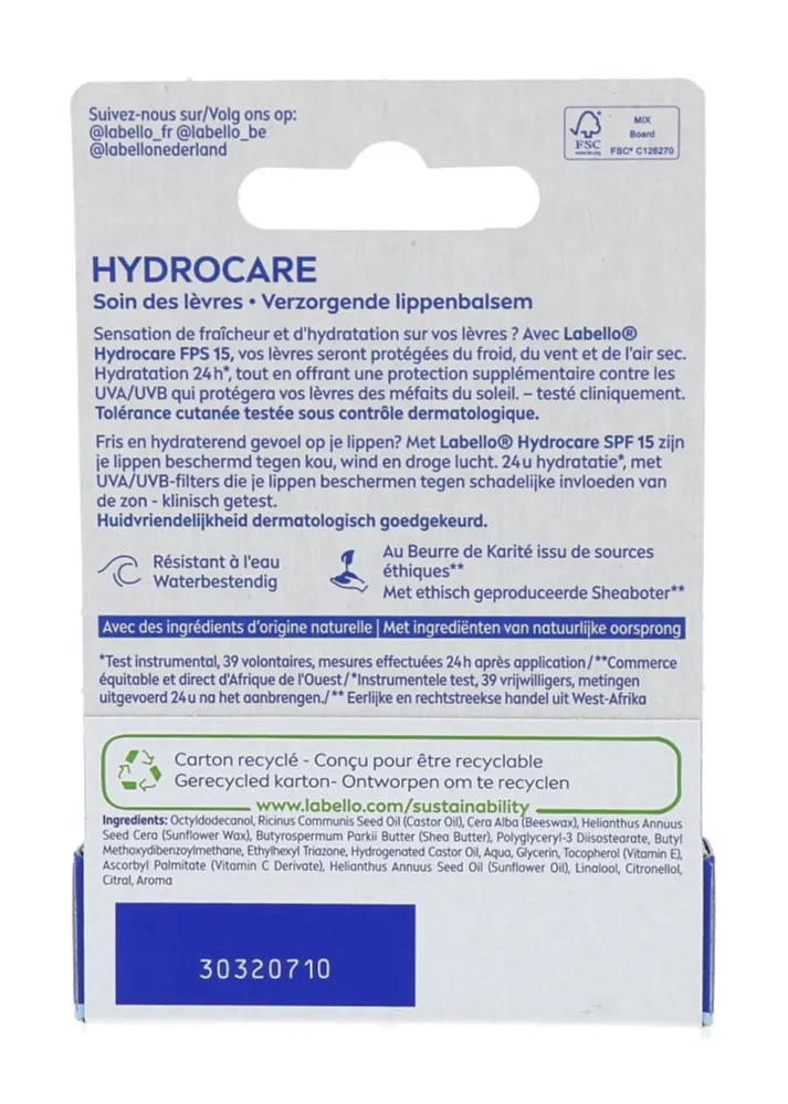 Labello Hydro care blister (4,8 gr)