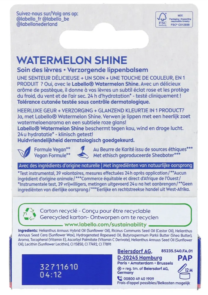 Labello Watermelon (4,8 gr)