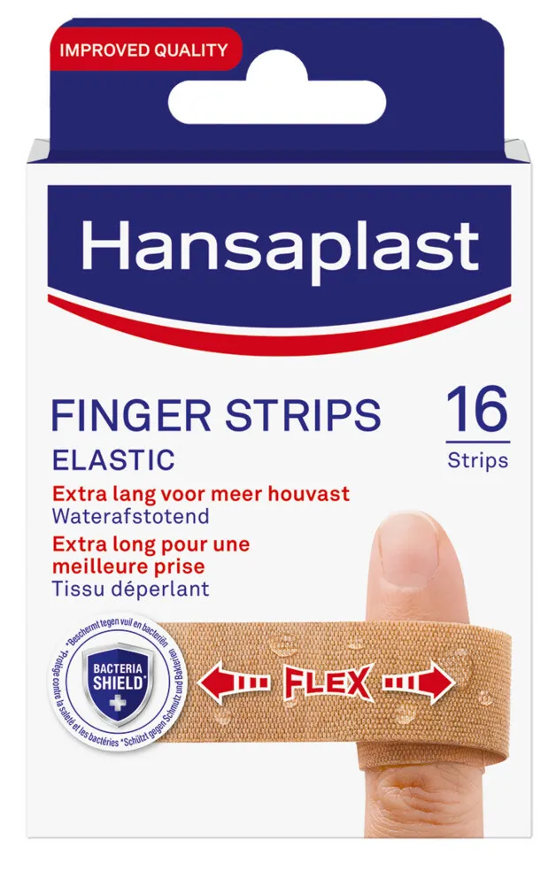 Hansaplast Vingerpleister elastisch strips (16 stuks)