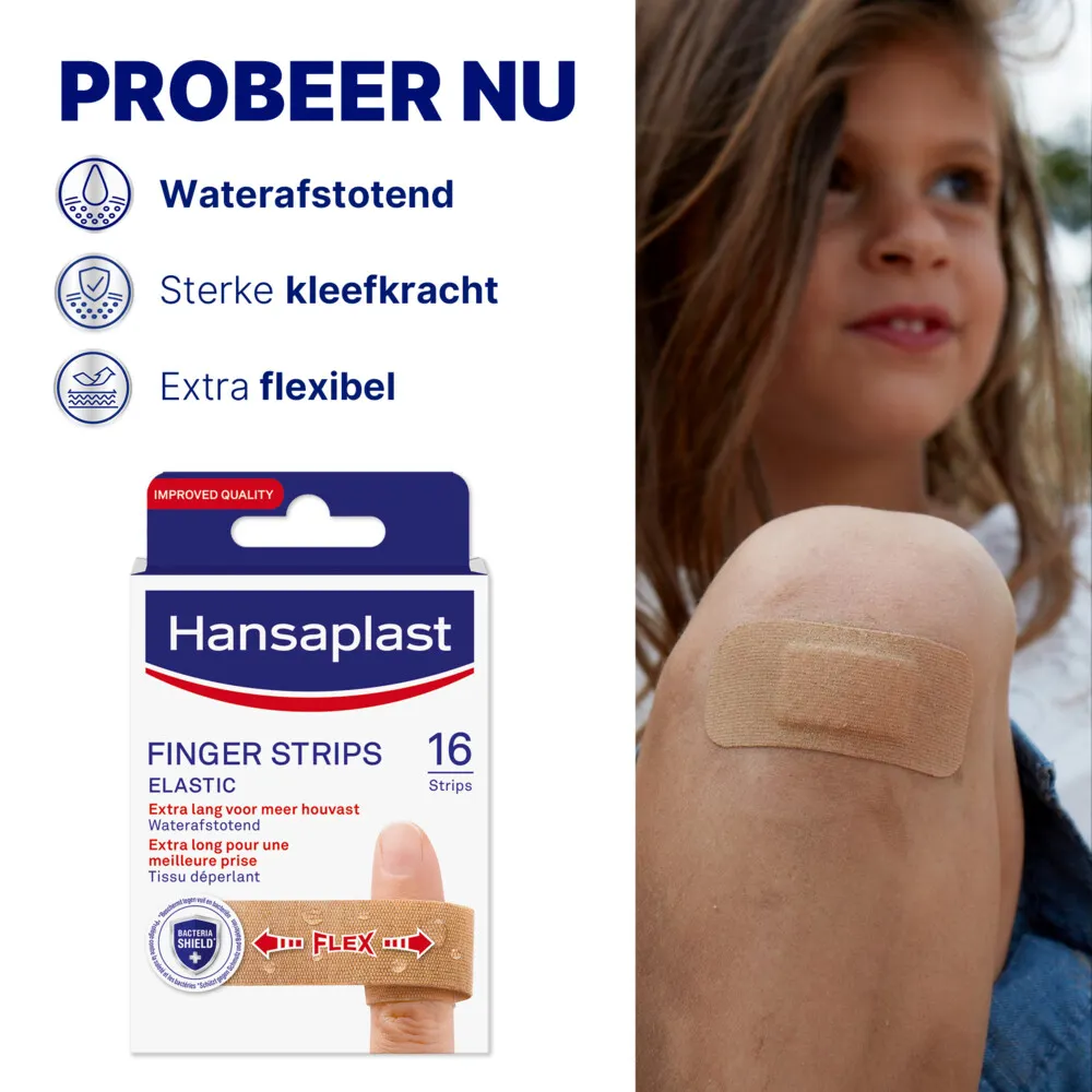 Hansaplast Vingerpleister elastisch strips (16 stuks) - image 3