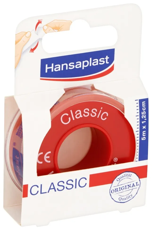 Hansaplast Hechtpleister classic 5m x 1.25 cm (1 set)