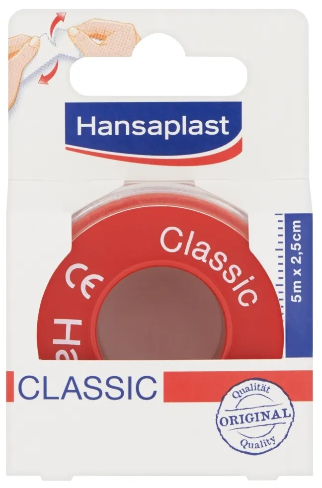 Hansaplast Hechtpleister classic 5m x 2.5 cm (1 stuk)
