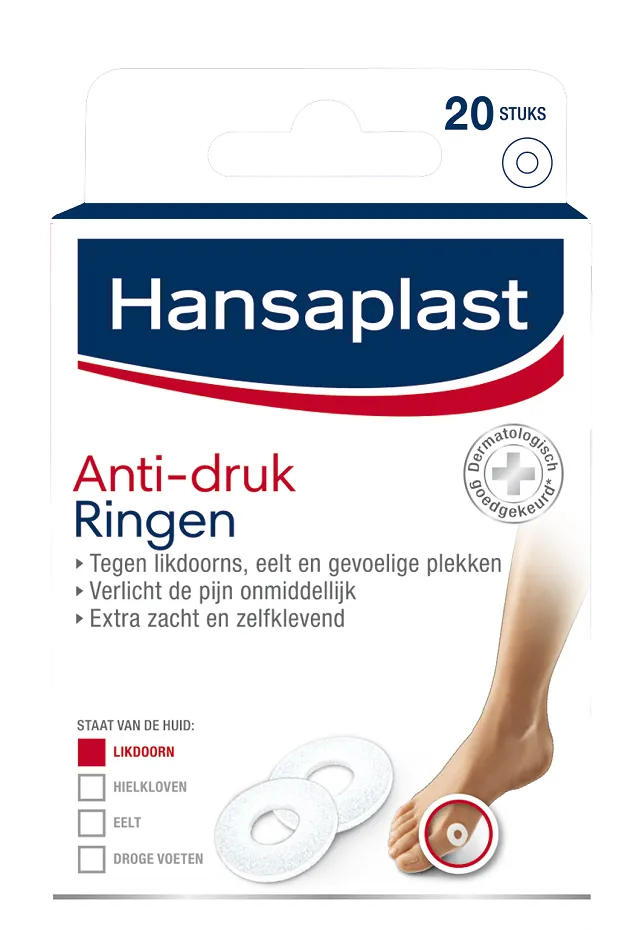 Hansaplast Voet anti-drukring likdoorn en eelt pleister (20 stuks) - image 2