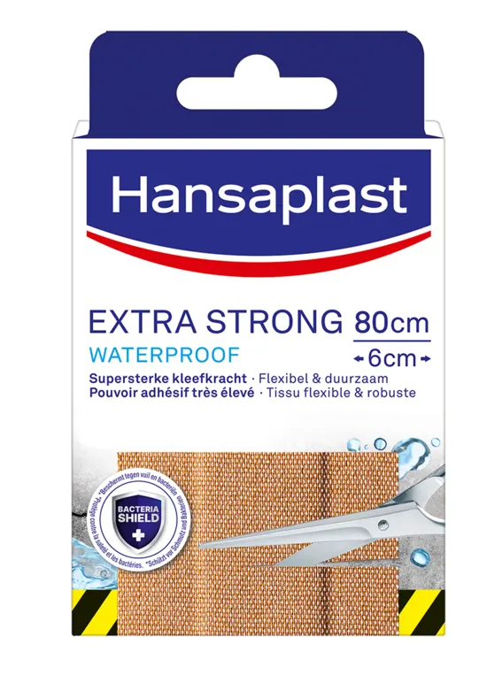 Hansaplast Extra strong waterproof pleisters (8 stuks)