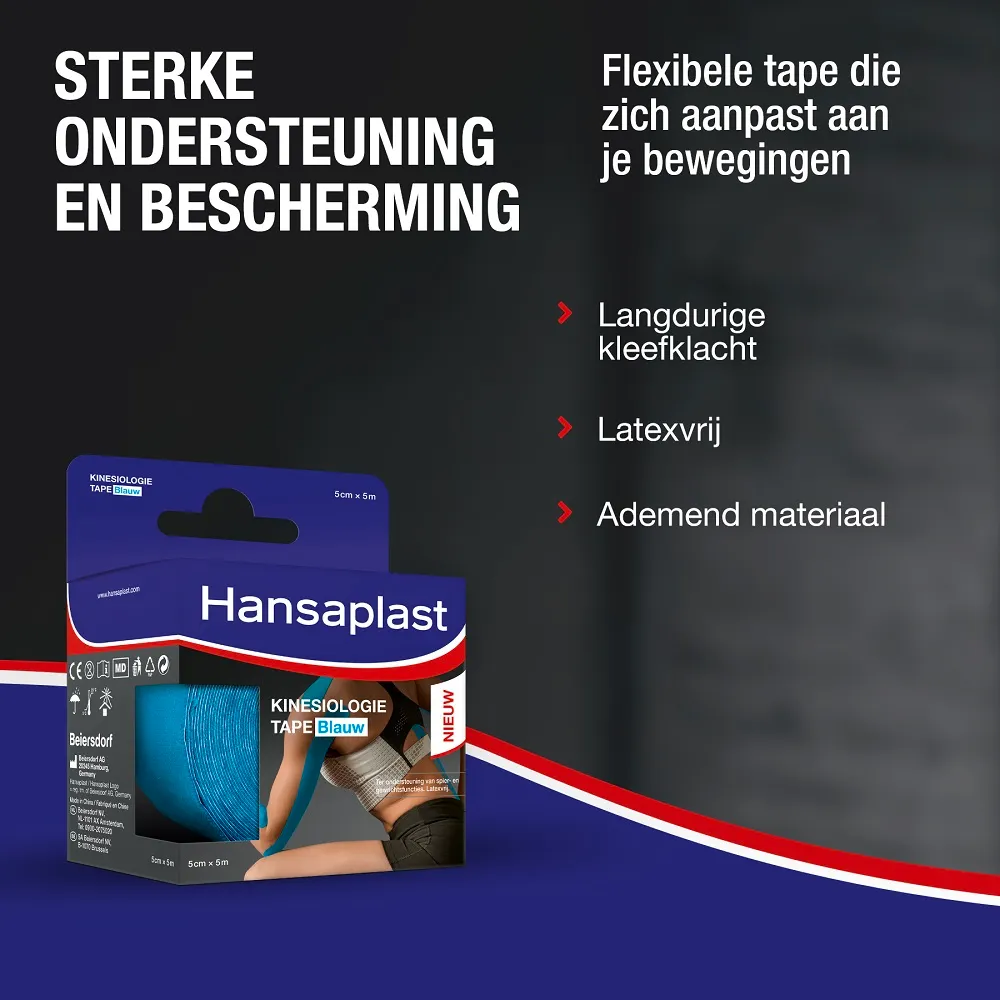 Hansaplast Kinesio tape blauw (1 stuk) - image 4