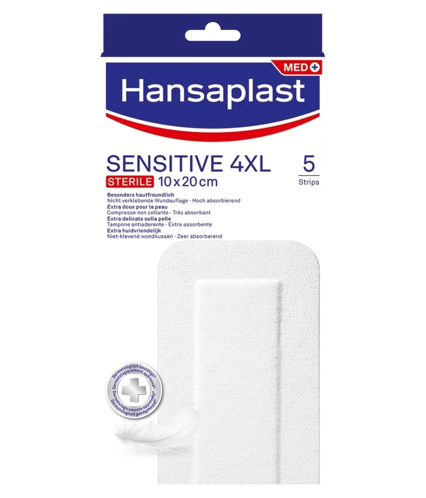 Hansaplast Pleisters sensitive 4XL (5 stuks)