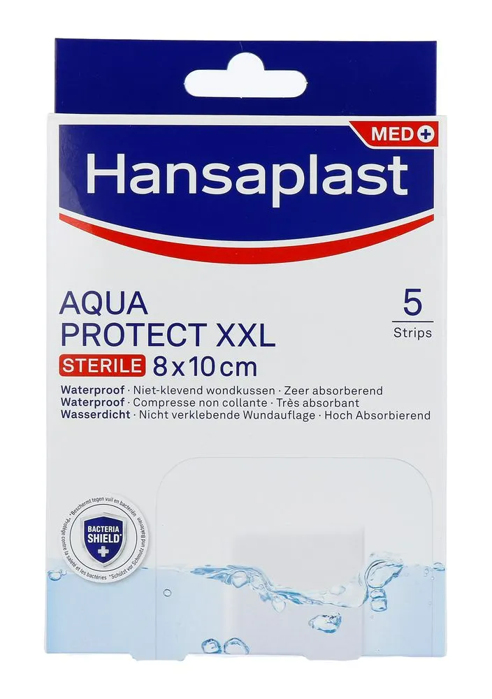 Hansaplast Aqua protect antibacterieel XXL (5 stuks)