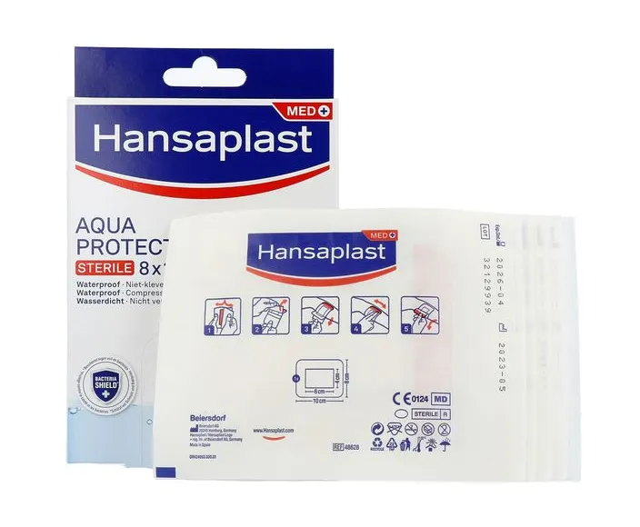 Hansaplast Aqua protect antibacterieel XXL (5 stuks)