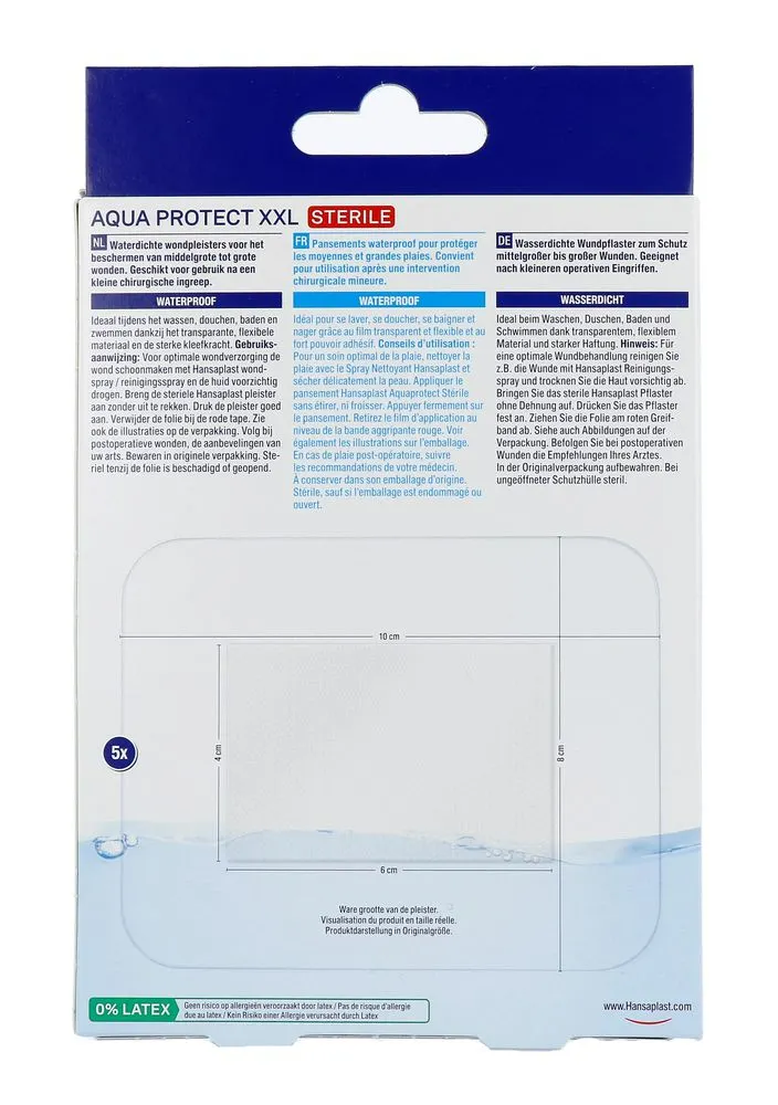 Hansaplast Aqua protect antibacterieel XXL (5 stuks) - image 2