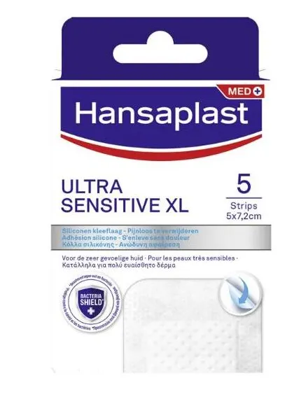 Hansaplast Ultra sensitive XL (5 stuks)